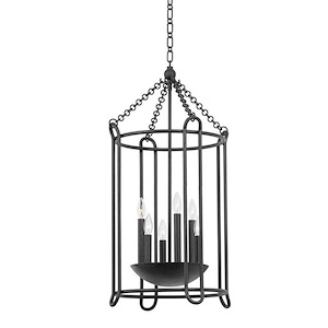 Lassen - 6 Light Pendant-36.75 Inches Tall and 19.25 Inches Wide