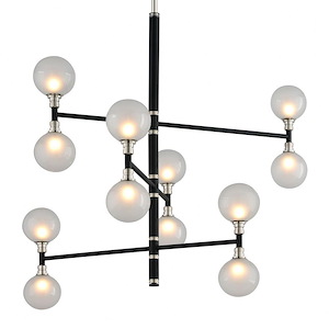 Andromeda-12 Light 3-Tier Medium Chandelier-42 Inches Wide by 37.5 Inches High