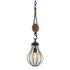 Murphy-1 Light Small Pendant-9 Inches Wide by 33 Inches High - 515902