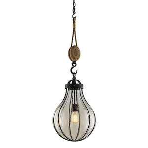Murphy-1 Light Medium Pendant-13.5 Inches Wide by 40 Inches High - 515901