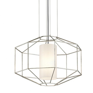 Silhouette-1 Light Large Pendant-27.75 Inches Wide by 19.75 Inches High