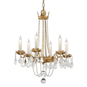 Viola-6 Light Small Chandelier-21.5 Inches Wide by 26.5 Inches High - 1297948