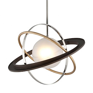 Apogee-12W 1 LED Large Pendant-30 Inches Wide by 23 Inches High