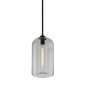District-1 Light Small Pendant-8 Inches Wide by 15.75 Inches High - 1290530