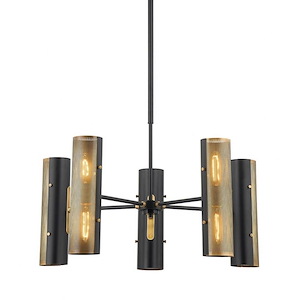 Mikka - 10 Light Chandelier-18 Inches Tall and 30 Inches Wide - 1279679
