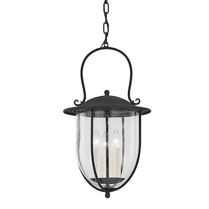 Monterey County - 3 Light Small Outdoor Pendant In The Classics Style-23.75 Inches Tall and 12.75 Inches Wide - 1116973