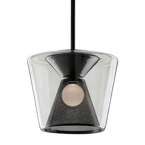 Berlin-14W 1 LED Medium Pendant-15.5 Inches Wide by 13.75 Inches High