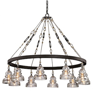 Menlo Park-10 Light Large Chandelier-42.5 Inches Wide by 36.25 Inches High - 722650