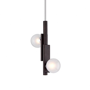 Network-2 Light Mini Pendant-4.25 Inches Wide by 14 Inches High - 617440
