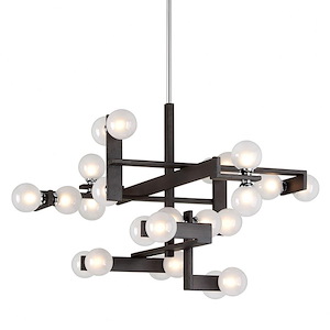 Network-24 Light Pendant-35.75 Inches Wide by 25.5 Inches High