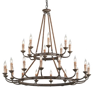 Cyrano - 24 Light Chandelier-42.5 Inches Tall and 48 Inches Wide