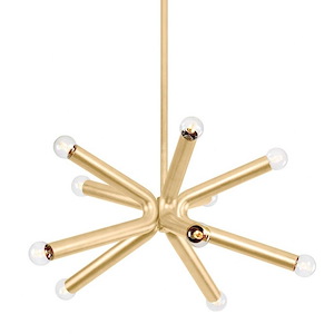 Dash - 10 Light Chandelier-21 Inches Tall and 45 Inches Wide