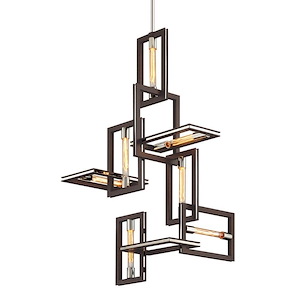 Enigma - 7 Light Chandelier-31.5 Inches Tall and 24.75 Inches Wide - 1336704