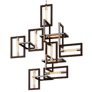 Enigma-9 Light Pendant-30.5 Inches Wide by 54.25 Inches High