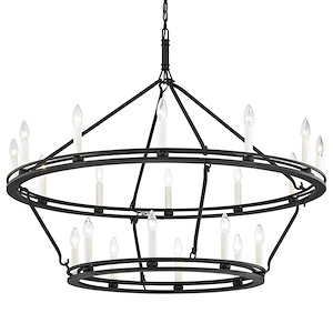 Sutton-20 Light Chandelier-44 Inches Wide by 37 Inches High - 722684