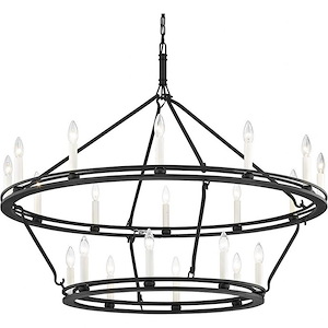 Sutton - 20 Light Chandelier-37 Inches Tall and 44 Inches Wide