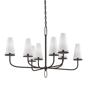Marcel - 8 Light Chandelier-29 Inches Tall and 43.25 Inches Wide