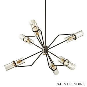 Raef-6 Light Chandelier-50 Inches Wide by 27.25 Inches High - 1216879