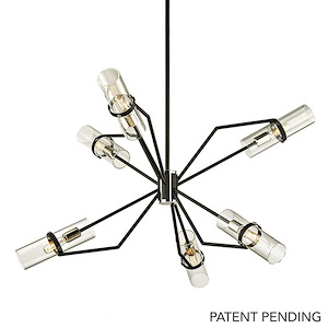 Raef 6-Light Medium Chandelier 21.75 Inches Tall and 36 Inches Wide