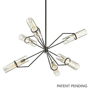 Raef 6-Light Large Chandelier 27.25 Inches Tall and 50 Inches Wide