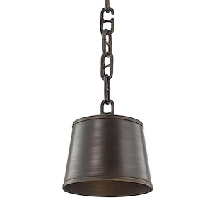 Admirals Row-1 Light Pendant-12.25 Inches Wide by 13.5 Inches High - 756794