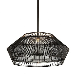 Hunters Point-1 Light Pendant-36 Inches Wide by 18.5 Inches High