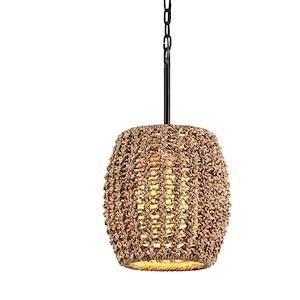 Conga-1 Light Pendant-12 Inches Wide by 21.25 Inches High