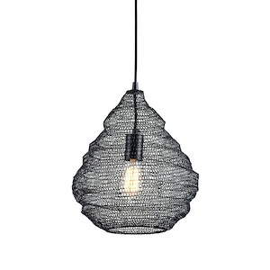 Wabi Sabi-1 Light Pendant-14 Inches Wide by 14 Inches High - 756824