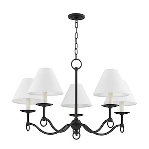 Massi - 5 Light Chandelier-17 Inches Tall and 30.25 Inches Wide - 1159104
