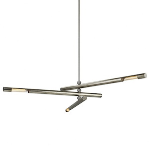 Hendrix-3 Light Pendant-62.25 Inches Wide by 10 Inches High