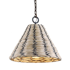 Solana-1 Light Pendant in Rustic Style-22.25 Inches Wide by 20.75 Inches High