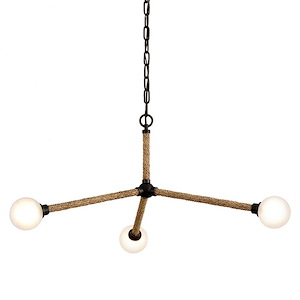Nomad - 37 Inch 12W 3 LED Chandelier
