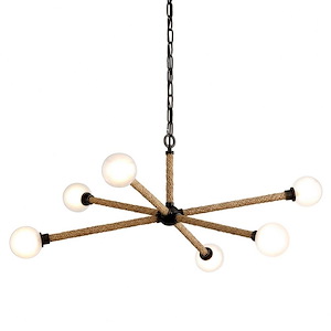 Nomad - 37 Inch 24W 6 LED Chandelier - 1294333