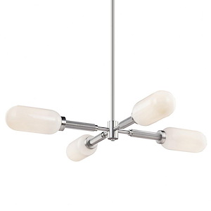Annex-4 Light Chandelier in Modern Style-47.5 Inches Wide by 5 Inches High