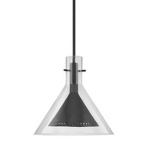 Atticus-1 Light Pendant in Traditional Style-14 Inches Wide by 25.5 Inches High - 1040719