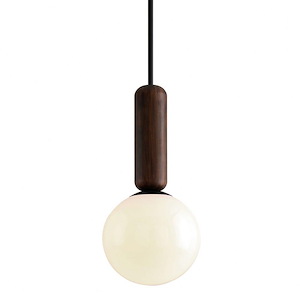 Ensign-1 Light Pendant in Modern Style-11.75 Inches Wide by 25.5 Inches High