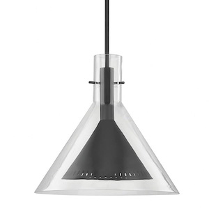 Atticus-1 Light Pendant in Traditional Style-20 Inches Wide by 25.5 Inches High