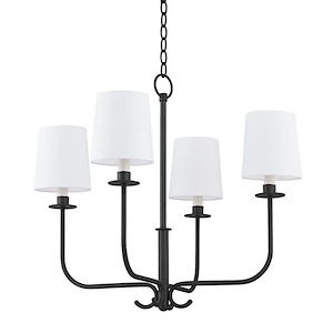 Bodhi - 4 Light Chandelier In Modern Style-22.75 Inches Tall and 26 Inches Wide