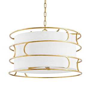 Reedley - 5 Light Chandelier-15.25 Inches Tall and 25.25 Inches Wide