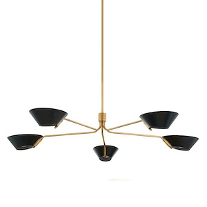 Sacramento - 5 Light Chandelier-9.5 Inches Tall and 63 Inches Wide - 1158797
