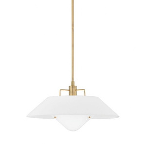 Otto - 1 Light Pendant-11 Inches Tall and 20.5 Inches Wide