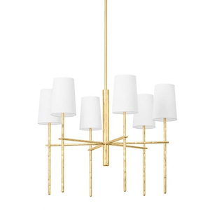 River - 6 Light Chandelier-20.5 Inches Tall and 28 Inches Wide