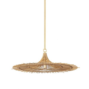 Costa Mesa - 1 Light Pendant-10 Inches Tall and 31.25 Inches Wide