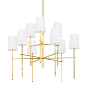 River - 9 Light Chandelier-27.5 Inches Tall and 36 Inches Wide