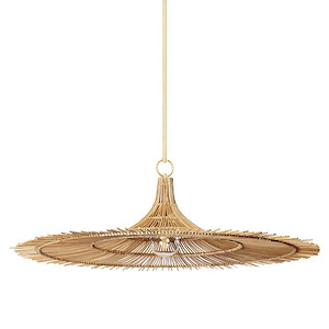 Costa Mesa - 1 Light Pendant-16 Inches Tall and 50 Inches Wide