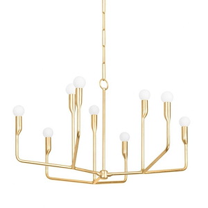 Norman - 9 Light Chandelier-18.5 Inches Tall and 32 Inches Wide
