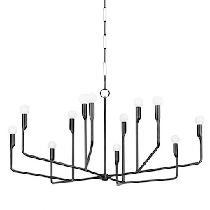 Norman - 12 Light Chandelier-20.5 Inches Tall and 42 Inches Wide - 1279756