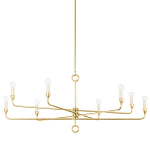 Orson - 8 Light Chandelier-21 Inches Tall and 41.5 Inches Wide