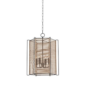 Ramon - 4 Light Lantern-24 Inches Tall and 18 Inches Wide