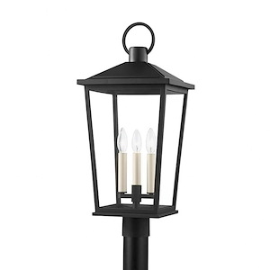 Soren - 3 Light Outdoor Post Mount In Transitional Style-25 Inches Tall and 11 Inches Wide